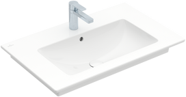 Vannos kambario kriauklė Villeroy & Boch Venticello 80x50cm su CeramicPlus danga, Balta 41048LR1