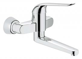 GROHE Euroeco Special vonios praustuvo maišytuvas sieninis StarLight® apdaila, chromuotas 32773000