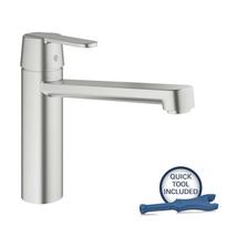 Virtuvinis kranas GROHE Get PVD danga Supersteel 30196DC0