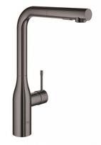 GROHE Essence virtuvinis maišytuvas su ištraukiama galvute PVD apdaila hard graphite 30270A00