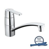 Virtuvės kriauklės maišytuvas Grohe Get StarLight® apdaila, chromuotas 32891000