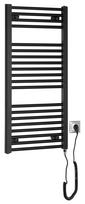 AQUALINE DIRECT-E elektrinis rankšluosčių džiovintuvas / radiatorių 450x960 mm 300 W, juodas ILE94TB