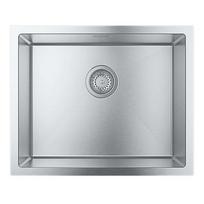 Virtuvės praustuvas Grohe K700 55x45 cm Whisper izoliacija, StarLight satininis paviršius, poliruotas nerūdijantis plienas 31726SD0