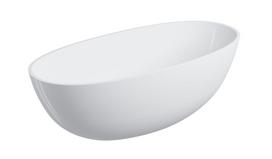 Vonia Omnires SHELL M+ Akmens masė 160 x 75 cm Balta Blizgi