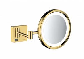 Kosmetinis veidrodis Hansgrohe AddStoris su LED apšvietimu, Poliruota Auksinė 41790990