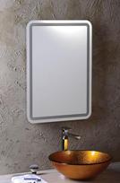 Vonios veidrodis Sapho NYX su LED apšvietimu 50x70 cm, aliuminis NY050