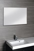 Vonios kambario veidrodis AQUALINE su LED apšvietimu 120x80 cm, poliruotas 22500