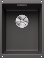 Virtuvės kriauklė BLANCO SUBLINE 320-U SILG PDUR Rock grey InFino O.AF SILGRANIT™, PuraDur™, Akmens pilka 523407
