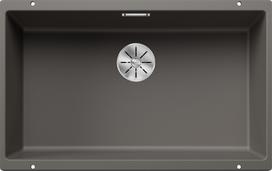 Virtuvės kriauklė BLANCO SUBLINE 700-U SILG Volcano grey InFino O.AF SILGRANIT™, PuraDur™, Vulkano pilka 527356