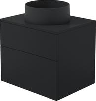 Vonios spintelė Deante Prizma su granito kriaukle 360 mm, juoda SDNB6SNU4S