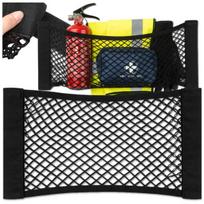 Elastingas automobilio bagažinės tinklas organizatorius 50×25 cm juodas