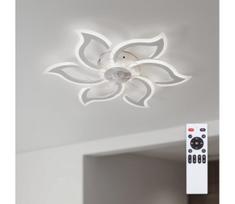 Brilagi - Dimeriuojamas LED lubų ventiliatorius LED/34W/230V, skersm. 83 cm, baltas + nuotolinio valdymo pultas