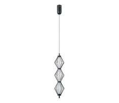 ITALUX PND-34403-3V-BK - Kabantis LED šviestuvas ant troselio SEVILLA LED/15W/230V 3000K juodas