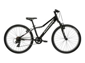 KROSS Lea JR 24 D MY26 / Black-Silver Glossy / mergaitiškas vaikiškas dviratis (24")