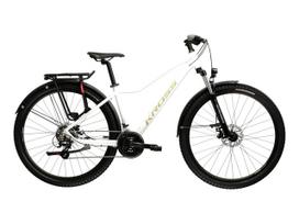 KROSS Lea 2.0 EQ D MY26 / White-Gold Glossy / moteriškas kalnų (MTB) dviratis (27.5") (S)