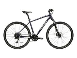 KROSS Evado 5.0 MY26 / Navy Blue-Silver Glossy / hibridinis dviratis (28'') (M)