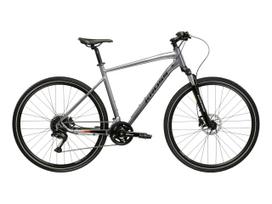 KROSS Evado 5.0 MY26 / Grey-Black Glossy / hibridinis dviratis (28'') (M)