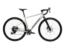 KROSS Esker 1.0 MY26 / Grey-Graphite Matte / Gravel dviratis (28") (L)