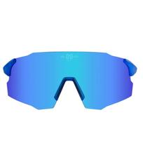 BLOOVS STELVIO / Crystal Blue Fluor/Ice Blue Mirror Polarized / Sportiniai akiniai nuo saulės