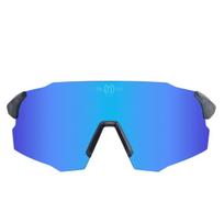BLOOVS STELVIO / Crystal Grey/Dark Blue Mirror Polarized / sportiniai akiniai nuo saulės