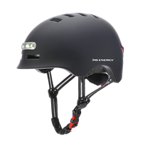 MS ENERGY MSH-10 / 2 LED with USB / Black / šalmas