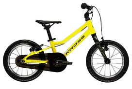 KROSS Liftie 14 U / Yellow - Black Matte / vaikiškas dviratis (14")