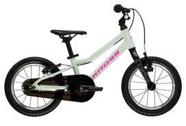 KROSS Liftie 14 U / Mint - Pink Matte / vaikiškas dviratis (14")