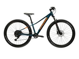 KROSS Level JR 5.0 / Turquise-Orange Gloss / vaikiškas dviratis (26") MY25