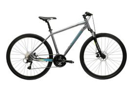 KROSS Evado 3.0 / Grey - Sea Gloss / hibridinis dviratis (28") (XL)