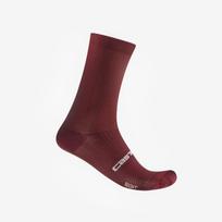 Castelli ESPRESSO 18 / Deep Bordeaux / dviratininko kojinės (L/X)