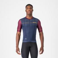 Castelli UNLIMITED ENDURANCE 2 / Belgian Blue/Deep Bordeaux-VIV / dviratininko marškinėliai (XXL)