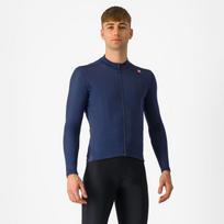 Castelli ESPRESSO THERMAL / Belgian Blue / dviratininko marškinėliai su ilgomis (XXL)