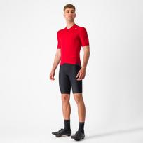 Castelli ESPRESSO / Rich Red/Deep Bordeaux / dviratininko marškinėliai (XXL)