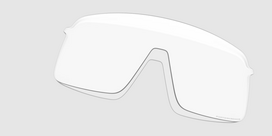 Oakley Sutro Lite / Skaidrus į juodą Iridium fotochrominis / keičiami lęšiai sportiniams akiniams nuo saulės