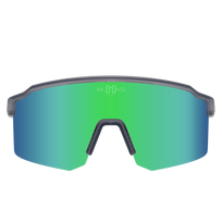 BLOOVS TAROKO / Crystal Gray/Green Mirror Polarized / Sportiniai akiniai nuo saulės
