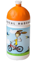 RASCAL Healthy Bike butelis / 500 ml / Oranžinė gertuvė