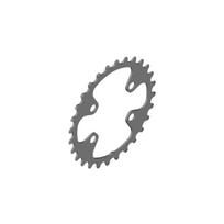 SHIMANO Deore FC-M6000-2 28T-BG (38/28T) dantratis 2x10 pavarų