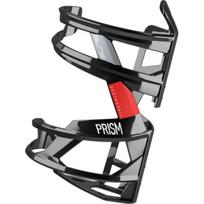 Elite Cage Prism Left Glossy Black - Red gertuvės laikiklis