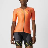 Castelli FREE SPEED 2 RACE CORAL FLASH marškinėliai dviratinkėms (M)
