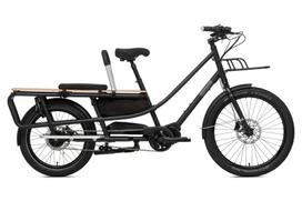 Creme HAPPY WAGON 504 Wh Black elektrinis cargo dviratis (20"/24")