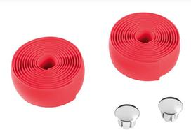 KROSS Tacky silicone handlebar wrap 1800X30 raudona silikoninė vairo juosta