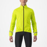 Castelli EMERGENCY 2 Electric Lime dviratininko striukė nuo lietaus (3XL)