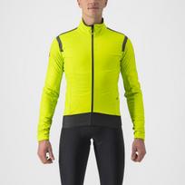 Castelli ALPHA RoS 2 LIGHT Electric LIime/Dark Gray-Black dviratininko striukė (M)