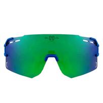 BLOOVS TROMSO / Dark Blue Drop/Green Mirror Polarized / sportiniai akiniai nuo saulės