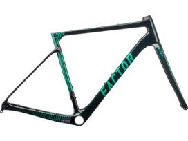Factor LS / Black Inc Thirty Four + CeramicSpeed (SHIMANO HG) / British Green / Gravel dviračio rėmo komplektas su ratais (28") (58)