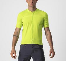 Castelli UNLIMITED ALLROAD geltoni dviratininko marškinėliai (XXL)