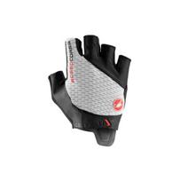 Castelli Rosso Corsa PRO V baltos dviratininko pirštinės (XS)