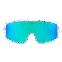 BLOOVS KONA / White Drop/Clear Blue Mirror Polarized / sportiniai akiniai nuo saulės