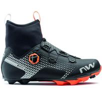Northwave Celsius XC GTX MTB juodi/oranžiniai žieminiai dviratininko batai (47)