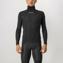 Castelli FLANDERS WARM NECK Black Vyriški Termo Marškinėliai (M)